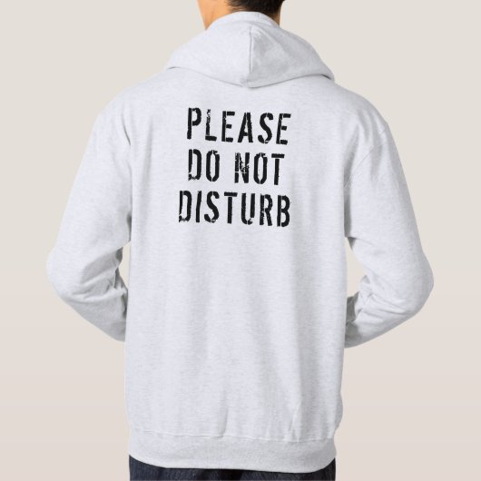 Aangepaste tekstspeler Voorzijde en Achterzijde Hoodie (Achterkant)