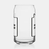 Aangepaste tekstspraakbubbels blikvorm glas (Rechts)
