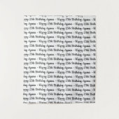 Aangepaste tekststap en verbindingsbanner herhalen wandkleed (Voorkant)