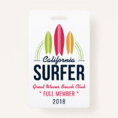 Aangepaste tekstsurfer-badges badge (Voorkant)