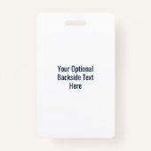 Aangepaste tekstsurfer-badges badge (Achterkant)