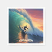 Aangepaste tekstsurfer servet (Voorkant)