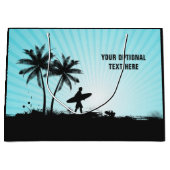 Aangepaste teksttas met grote cadeaus voor doorvoe large cadeautasje (Voorkant)