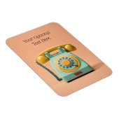 Aangepaste tekstterugzendtelefoon magneet (Rechterzijde)