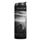 aangepaste teksttumbler voor NEW YORK CITY Thermosbeker (Gedraaid links)