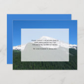 Aangepaste tekstuitnodiging kaart (Voorkant / Achterkant)