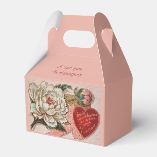 Aangepaste tekstvakken voor  Valentijn Bedankdoosjes (Voorkant Zijde)