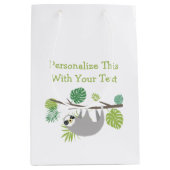 Aangepaste tekstventilator voor het hangen van sle medium cadeauzakje (Voorkant)