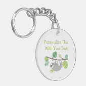 Aangepaste tekstventilator voor het hangen van sle sleutelhanger (Voorkant Links)