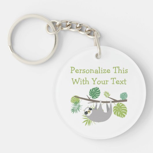 Aangepaste tekstventilator voor het hangen van sle sleutelhanger (Voorkant)