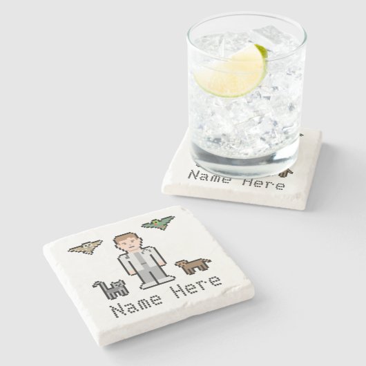 Aangepaste tekstversie stenen onderzetter (Zijkant)