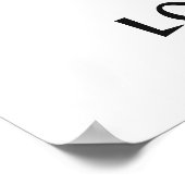 Aangepaste tekstvissen poster (Hoek)