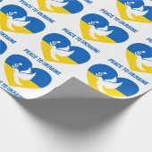 Aangepaste tekstvrede voor Oekraïne Cadeaupapier (Hoek)