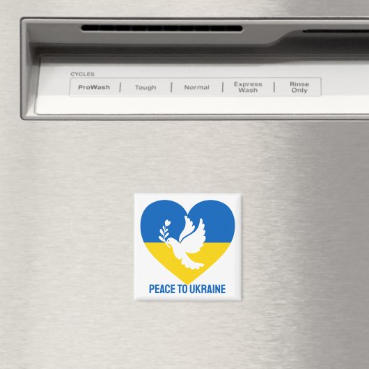 Aangepaste tekstvrede voor Oekraïne Magneet (Insitu (Vaatwasser))