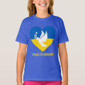 Aangepaste tekstvrede voor Oekraïne T-shirt (Voorkant)