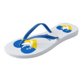 Aangepaste tekstvrede voor Oekraïne Teenslippers (Schuin)