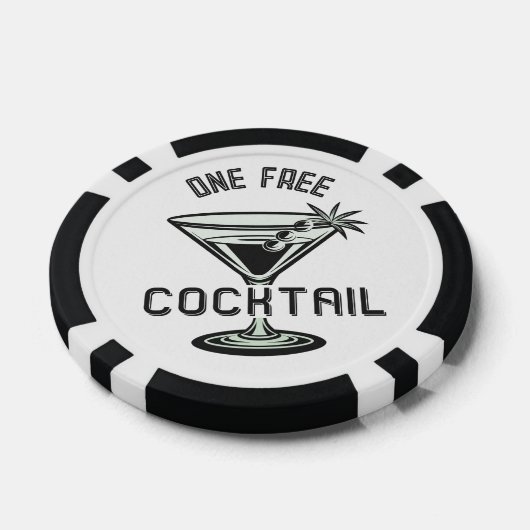 Aangepaste tekstvrije cocktail poker chips