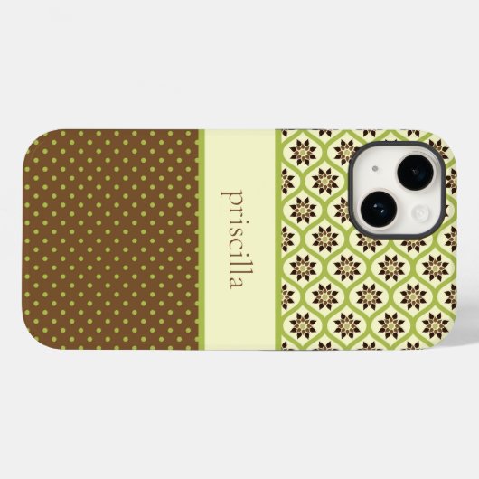 Aangepaste telefooncel- en pooldots Case-Mate iPhone case (Achterkant (horizontaal))