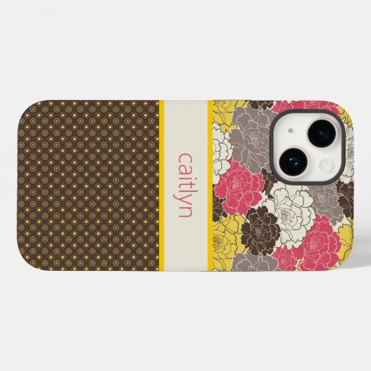 Aangepaste telefooncel- en pooldots Case-Mate iPhone case (Achterkant (horizontaal))