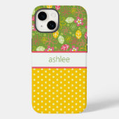 Aangepaste telefooncel- en pooldots Case-Mate iPhone case (Achterkant)