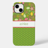 Aangepaste telefooncel- en pooldots Case-Mate iPhone case (Achterkant)