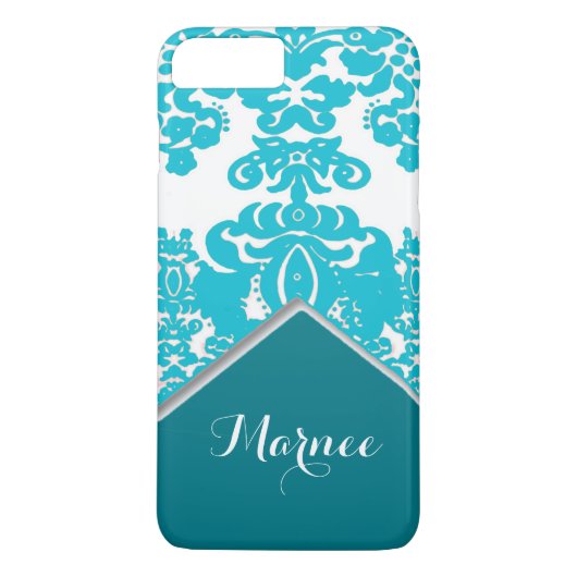 Aangepaste telefooncel voor Damask Case-Mate iPhone Case (Achterkant)