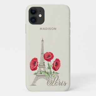 Aangepaste telefoongesprekken in Parijs Frankrijk Case-Mate iPhone Case