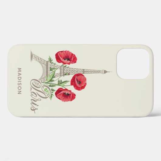 Aangepaste telefoongesprekken in Parijs Frankrijk Case-Mate iPhone Case (Achterkant (horizontaal))