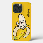 Aangepaste telefoongesprekken met bananas openen Case-Mate iPhone case (Achterkant)
