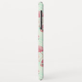 Aangepaste telefoongesprekken met Flamingo patroon Case-Mate iPhone Case (Achterkant/links)