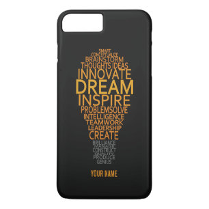 Aangepaste telefoongesprekken met Inspirerend lamp iPhone 8/7 Plus Hoesje