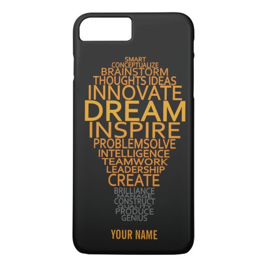 Aangepaste telefoongesprekken met Inspirerend lamp Case-Mate iPhone Case (Achterkant)