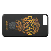 Aangepaste telefoongesprekken met Inspirerend lamp Case-Mate iPhone Case (Achterkant (Horizontaal))