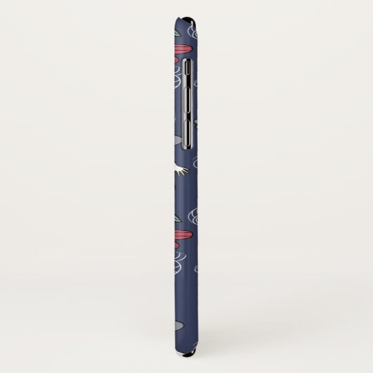 Aangepaste telefoongesprekken met Mermaid Pattern  Case-Mate iPhone Case (Achterkant/links)