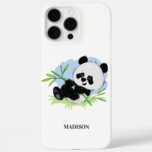Aangepaste telefoongesprekken met Panda Case-Mate iPhone Case (Achterkant)