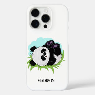 Aangepaste telefoongesprekken met Panda iPhone 16 Pro Hoesje