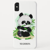 Aangepaste telefoongesprekken met Panda Case-Mate iPhone Case (Achterkant)