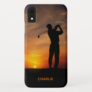 Aangepaste telefoongesprekken met Sunset Golfer Case-Mate iPhone Case