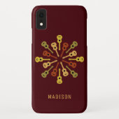 Aangepaste telefoongesprekken met Ukulele namen Case-Mate iPhone Case (Achterkant)