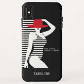 Aangepaste telefoongesprekken met zomervrouw Case-Mate iPhone case (Achterkant)