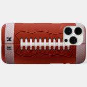 Aangepaste telefoongesprekken voor monogram Footba Case-Mate iPhone Case (Achterkant (horizontaal))