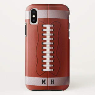 Aangepaste telefoongesprekken voor monogram Footba Case-Mate iPhone Case