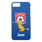 Aangepaste telefoongevallen bij Voetbalsport Case-Mate iPhone Case (Achterkant)