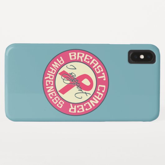 Aangepaste telefoongevallen voor borstkanker Case-Mate iPhone case (Achterkant (horizontaal))