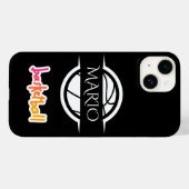 Aangepaste telefoonhoes met basketbalontwerp Case-Mate iPhone case (Achterkant (horizontaal))
