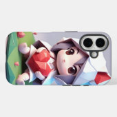 Aangepaste telefoonhoes met hartthema Case-Mate iPhone case (Achterkant (horizontaal))