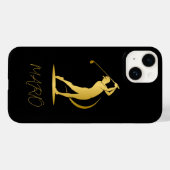 Aangepaste telefoonhoesje voor golfers Case-Mate iPhone case (Achterkant (horizontaal))