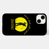 Aangepaste telefoonhoesje voor golfers Case-Mate iPhone case (Achterkant (horizontaal))