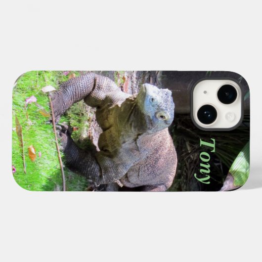 Aangepaste telefoonkwestie Komodo Dragon Case-Mate iPhone Case (Achterkant (horizontaal))
