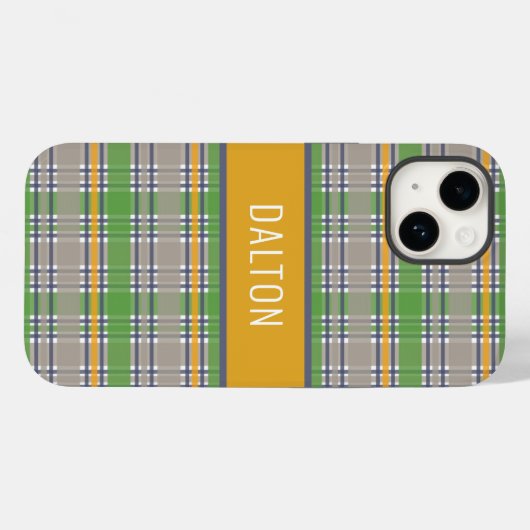 Aangepaste telefoonkwestie Madras Pset Case-Mate iPhone Case (Achterkant (horizontaal))